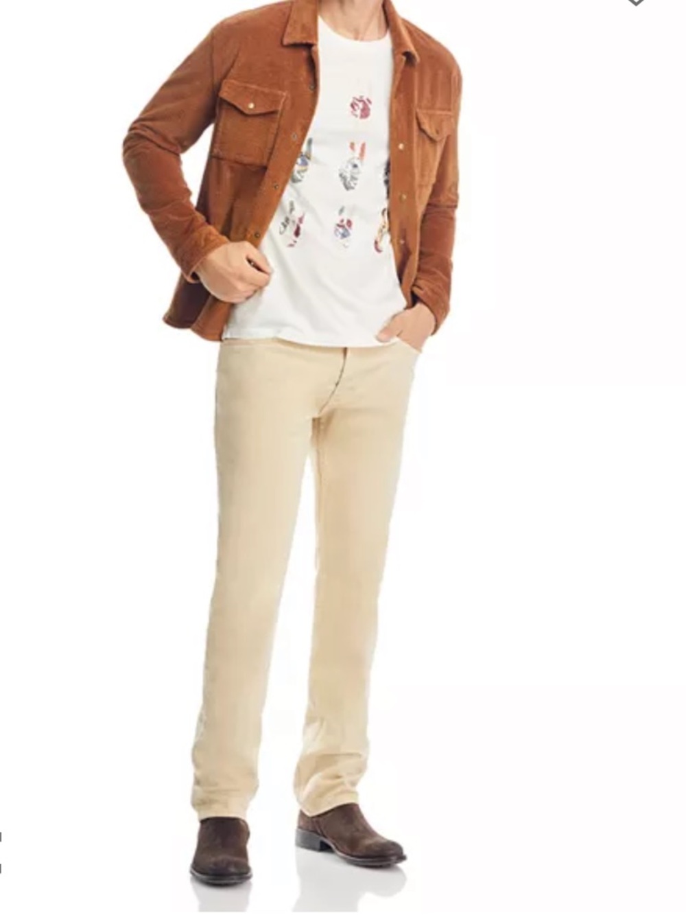 John Varvatos
 Men’s cotton Multi Peace Hand Graphic Tee